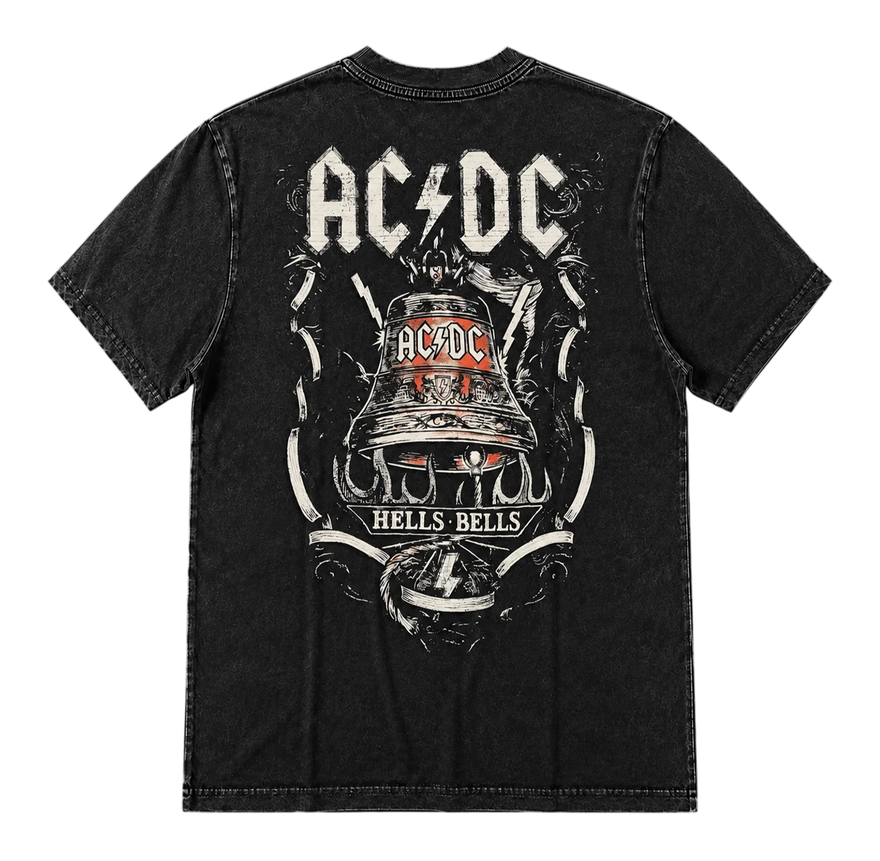 OVERSIZED ТЕНИСКА - AC/DC Hells Bells Back - Image 2
