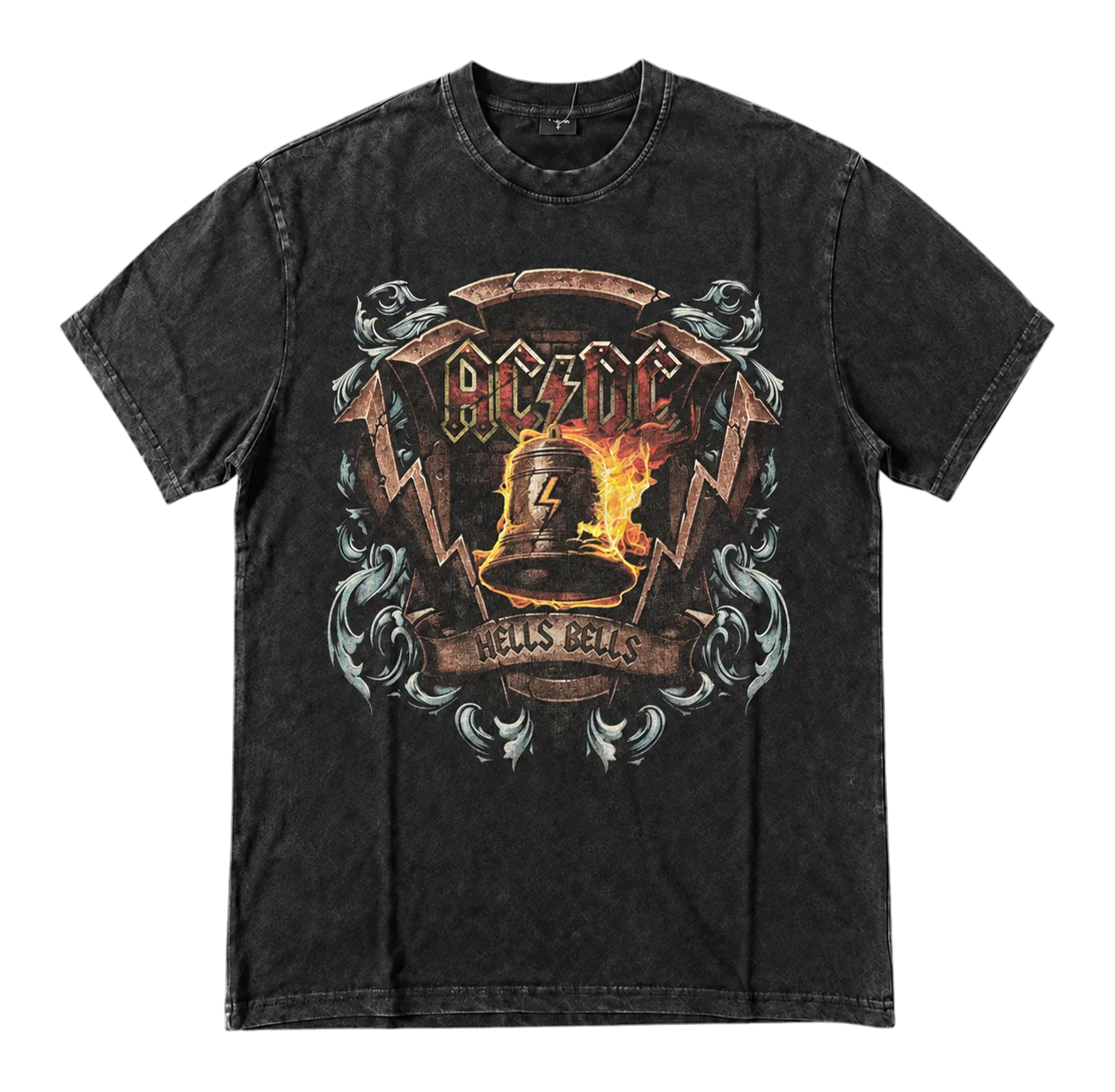 OVERSIZED ТЕНИСКА - AC/DC Hells Bells Front