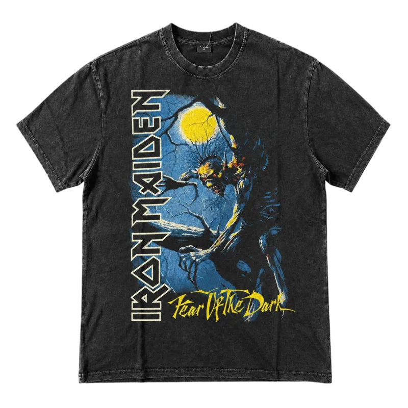 OVERSIZED ТЕНИСКА - Iron Maiden Fear Of The Dark Crop