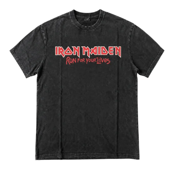 OVERSIZED ТЕНИСКА - Iron Maiden Run For Your Lives