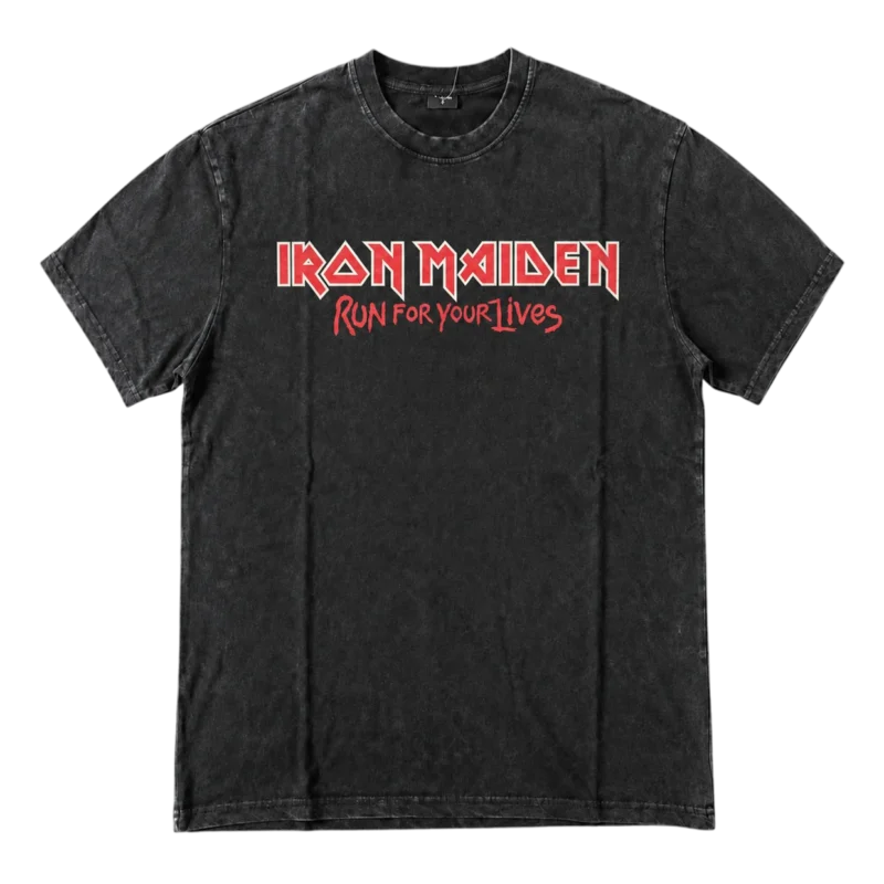 OVERSIZED ТЕНИСКА - Iron Maiden Run For Your Lives
